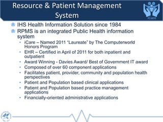 Ihs Rpms iCare 2014 Detailed_pj | PPTX