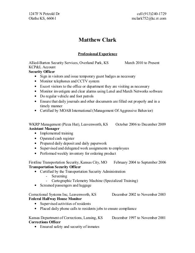 matthew clark jobs