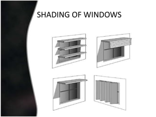 SHADING OF WINDOWS
 