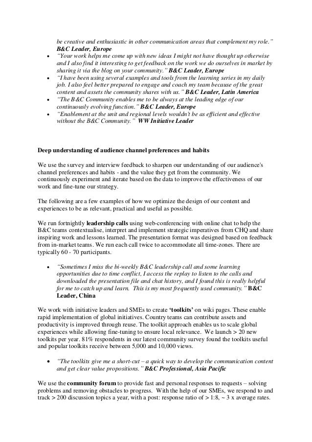 CEB AWARD SUBMISSION Innovations IBM June 2016