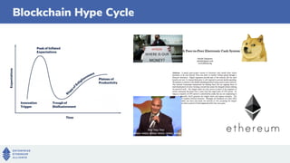 Blockchain Hype Cycle
 