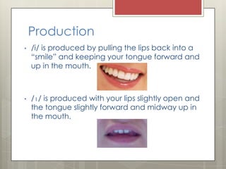 /i/ and /ɪ/ Pronunciation | PPTX