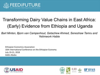 Transforming Dairy Value Chains in East Africa: (Early) Evidence from ...
