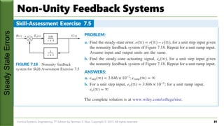 Stready state errors which refers to compensation between actual | PDF