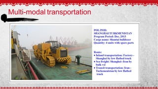 Multi-modal transportation
 