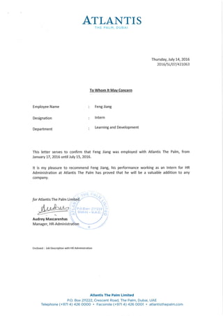 Recommendation Letter-Feng Jiang