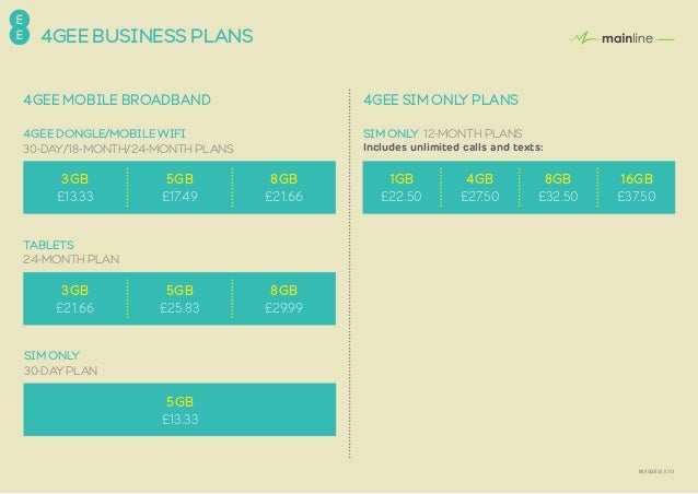 ee mobile phone business plans