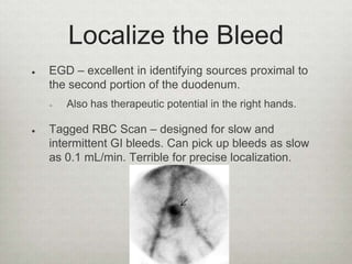 GI Bleeding.pptx | Digestive Disorders | Diseases and Conditions