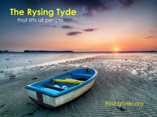 Be Helpful
The Rysing Tyde
that lifts all people
RysingTyde.org	
  
 