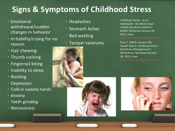 Eec 4731 health issues in young children stress