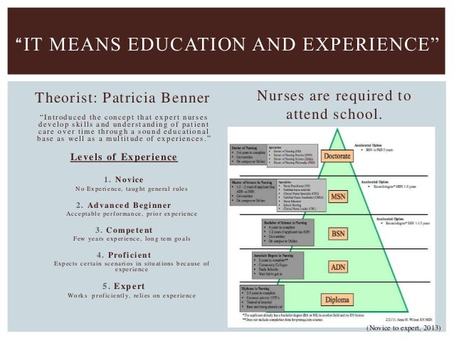 from novice to expert by patricia benner From novice to expert: excellence and power in clinical nursing practice, commemorative edition paperback - oct 10 2000 patricia benner from the back cover this coherent presentation of clinical judgement. from novice to expert by patricia benner From novice to expert: excellence and power in clinical nursing practice, commemorative edition paperback - oct 10 2000 patricia benner from the back cover this coherent presentation of clinical judgement.