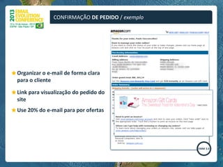CONFIRMAÇÃO DE PEDIDO / exemplo
 
