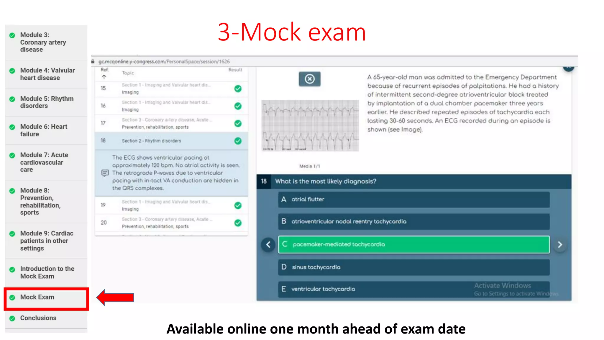 3-Mock exam
Available online one month ahead of exam date
 