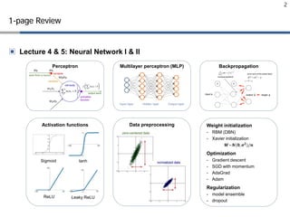 Lecture 6: Convolutional Neural Networks | PDF