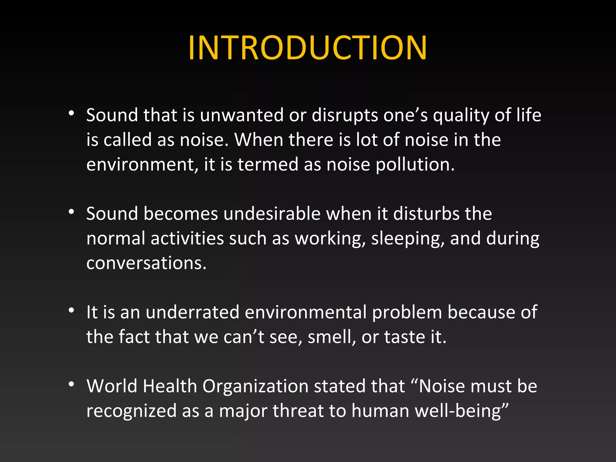 Noise pollution | PPT