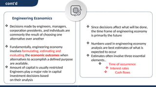 Economic Engineering Design Engineering Economics CHAPTER one..pptx