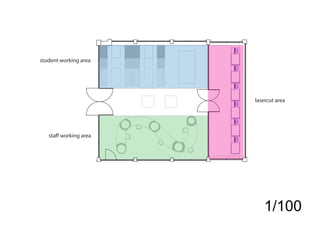 student working area




                        lasercut area




   staff working area




                           1/100
 