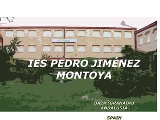 IES PEDRO JIMÉNEZ MONTOYA BAZA (GRANADA) ANDALUSIA SPAIN 