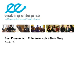 Session 2 Core Programme – Entrepreneurship Case Study 
