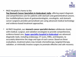 Best Stomach Cancer Doctors in Hyderabad | PPTX