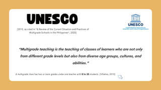 Comprehensive Overview of Multigrade Teaching: History, Roles, and ...