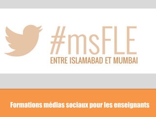 Formations médias sociaux pour les enseignants 
 