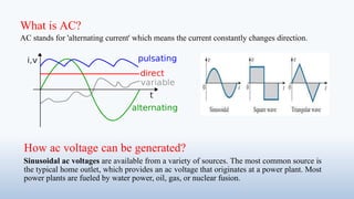 Electrical Circuit Analysis (AC circuit) | PPTX