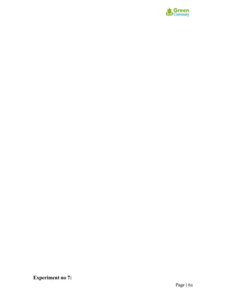 Experiment no 7:
Page | 62
 