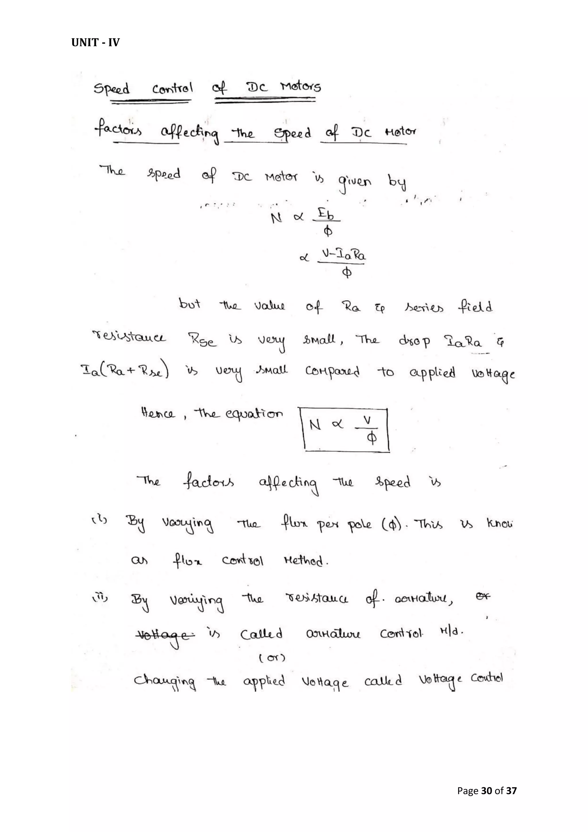 UNIT - IV
Page 30 of 37
 