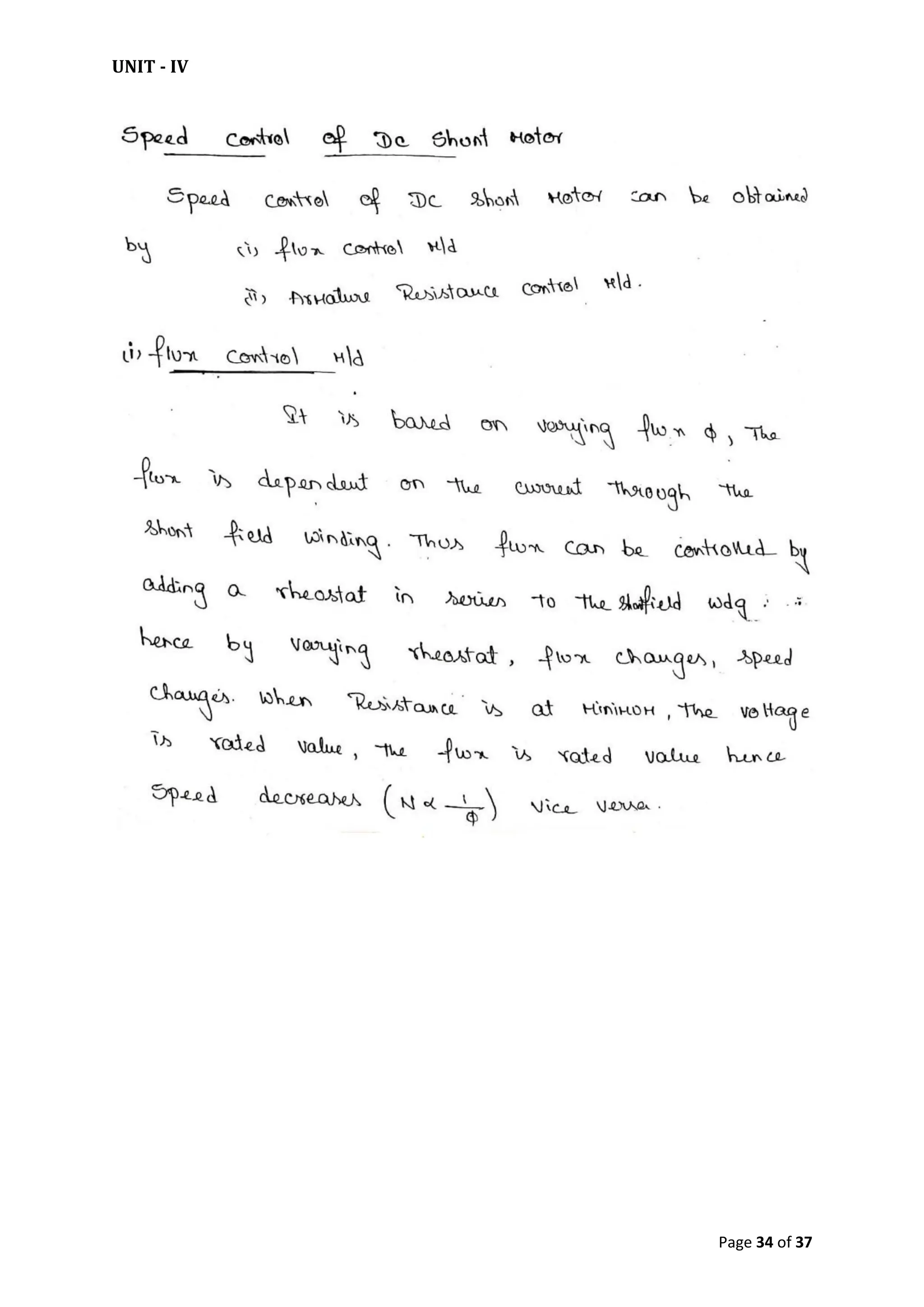 UNIT - IV
Page 34 of 37
 