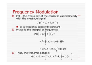 Frequency Modulation
 