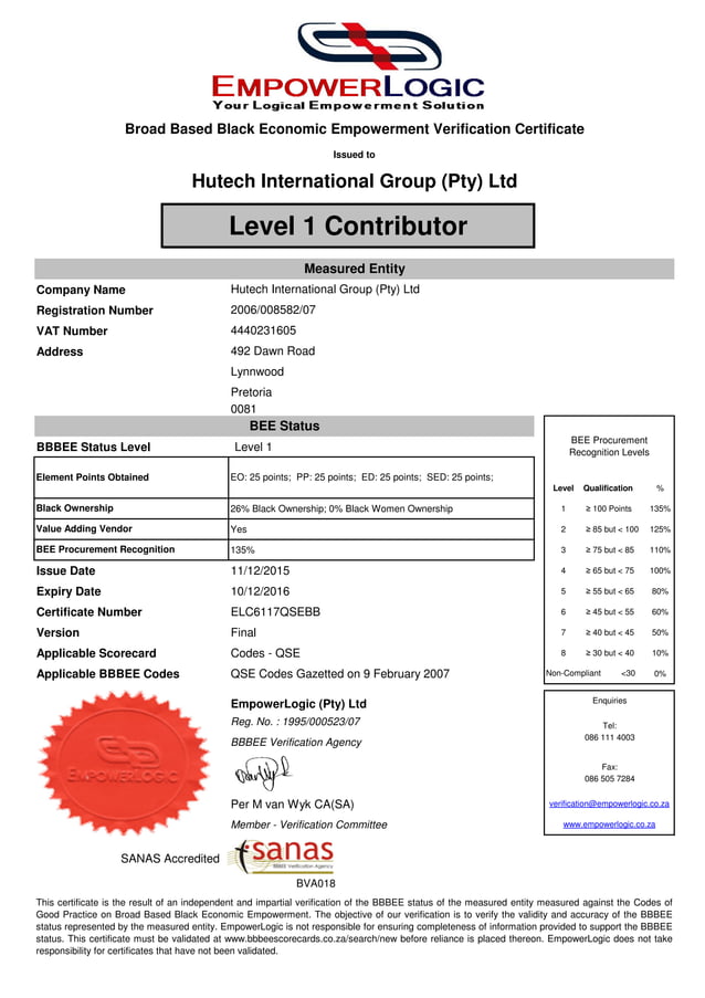 BBBEE 2016 Certificate PDF