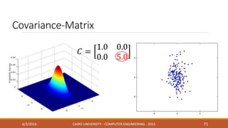 Covariance-Matrix
6/3/2016 CAIRO UNIVERSITY - COMPUTER ENGINEERING - 2015 71
 