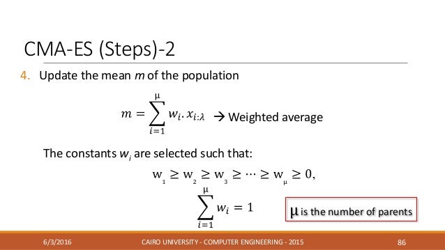 Covariance Matrix Adaptation Evolution Strategy – GWJQ
