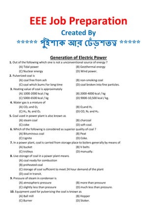 Eee job preparation | PDF