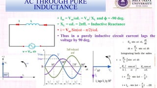 EEE_Unit 1_PPT on DC and AC circuits in Elecctronics | PDF
