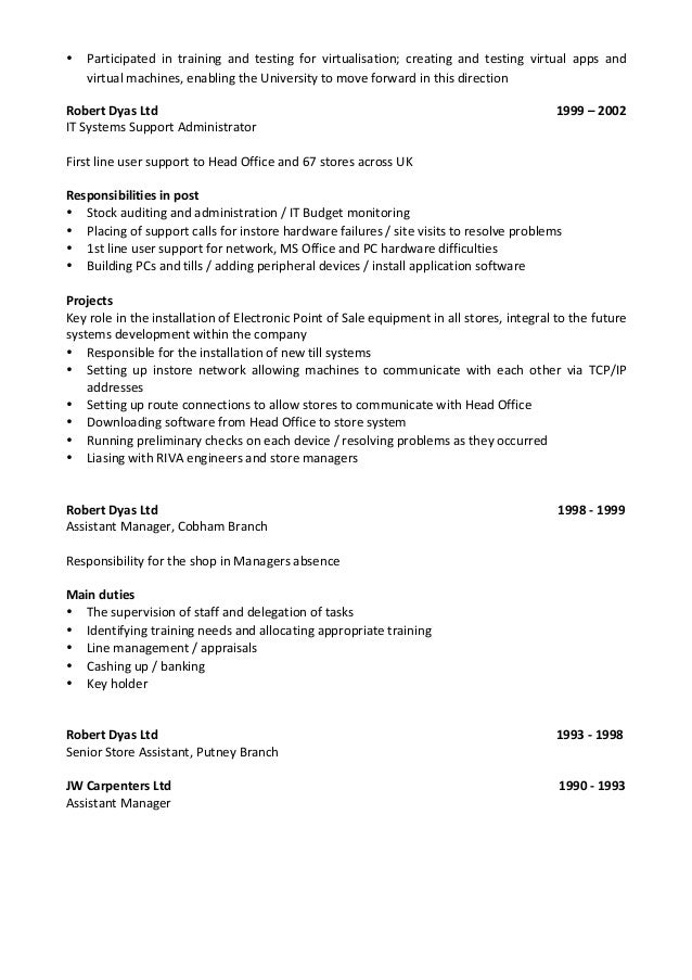 Curriculum vitae examples pdf image