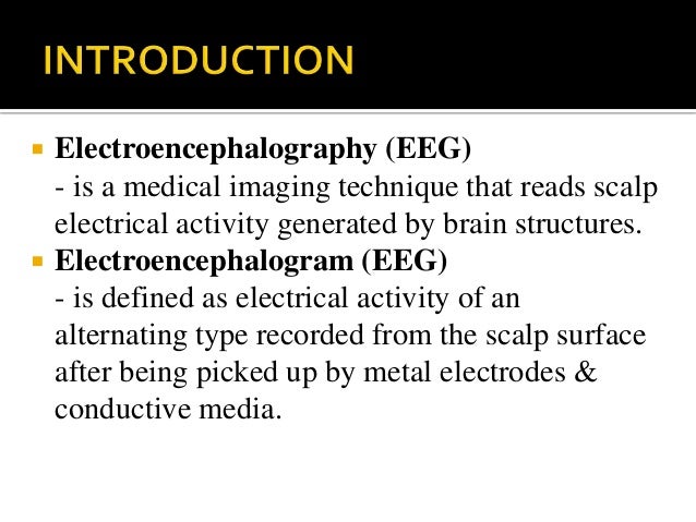 electroencephalogram electroencephalography
