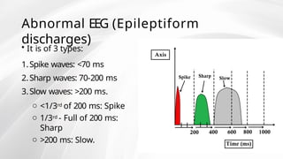 EEG different waves, procedure and eeg patterns in diseases | PPTX
