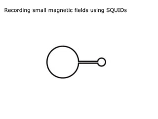 Recording small magnetic fields using SQUIDs
 