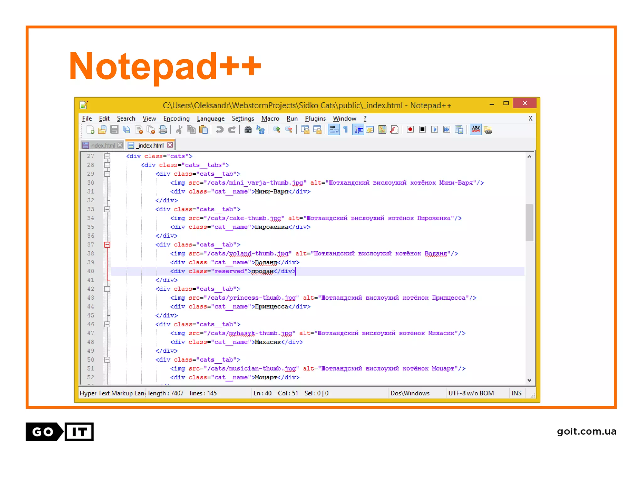 Notepad++
 