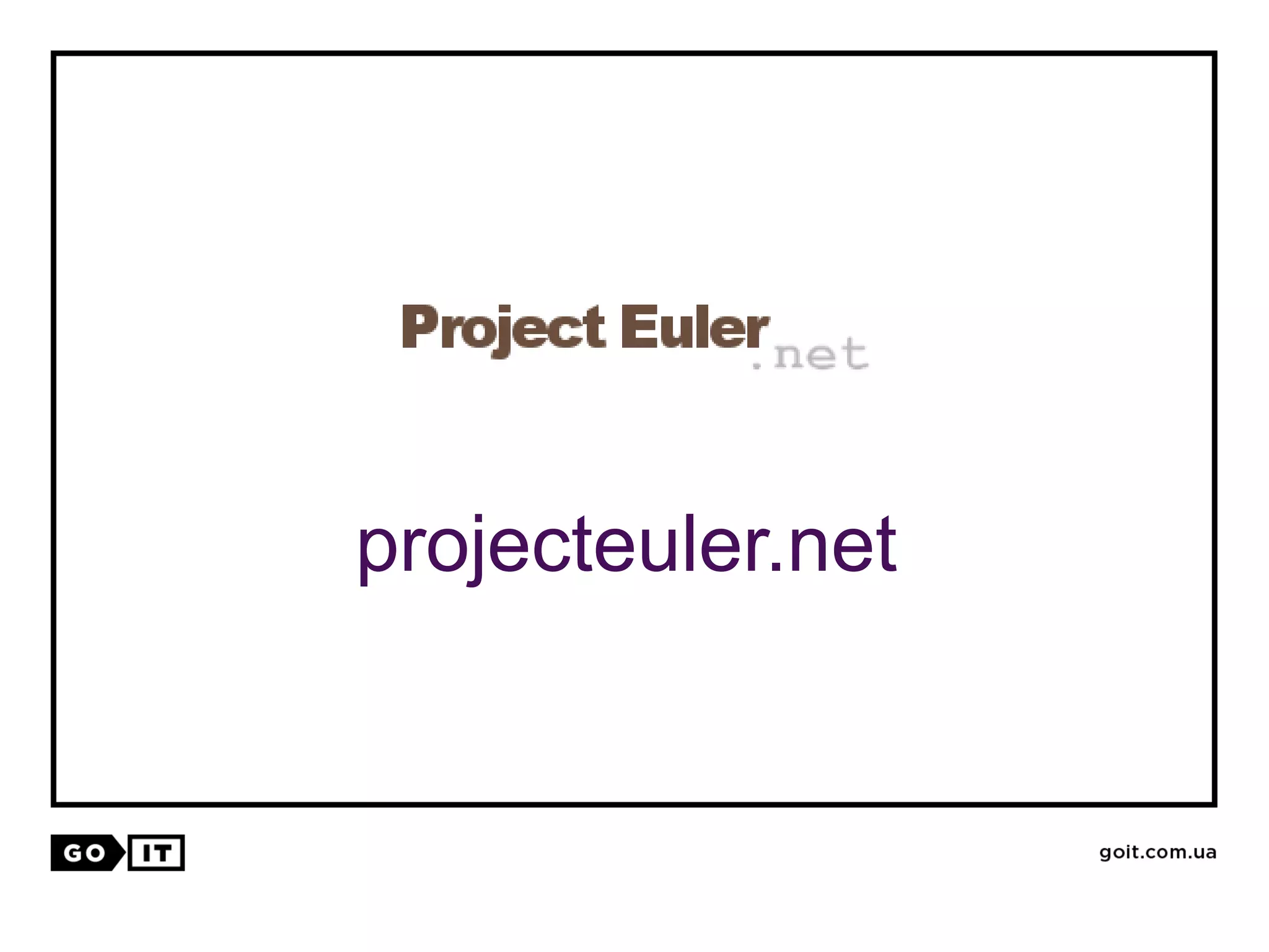 projecteuler.net
 
