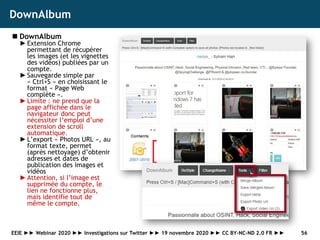 DownAlbum
◼ DownAlbum
►Extension Chrome
permettant de récupérer
les images (et les vignettes
des vidéos) publiées par un
c...