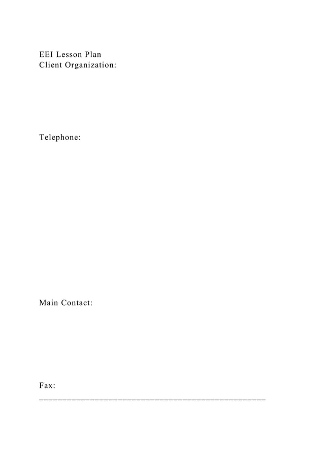 eei-lesson-planclient-organizationtelephone-docx