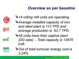 Energy Efficiency in Steel Rolling Mills of Nepal | PPT