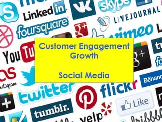Customer Engagement
Growth
Social Media
 
