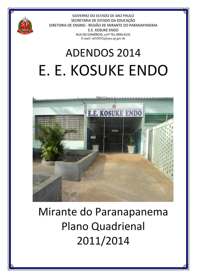EE. Kosuke Endo Plano Quadrienal PDF