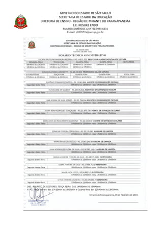 GOVERNO DO ESTADO DE SÃO PAULO
SECRETARIA DE ESTADO DA EDUCAÇÃO
DIRETORIA DE ENSINO - REGIÃO DE MIRANTE DO PARANAPANEMA
E.E. KOSUKE ENDO
RUA DO COMÉRCIO, s/nº TEL:3993-6131
E-mail: e032852a@see.sp.gov.br
 