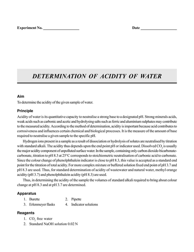 Environmental Engineering Lab Manual