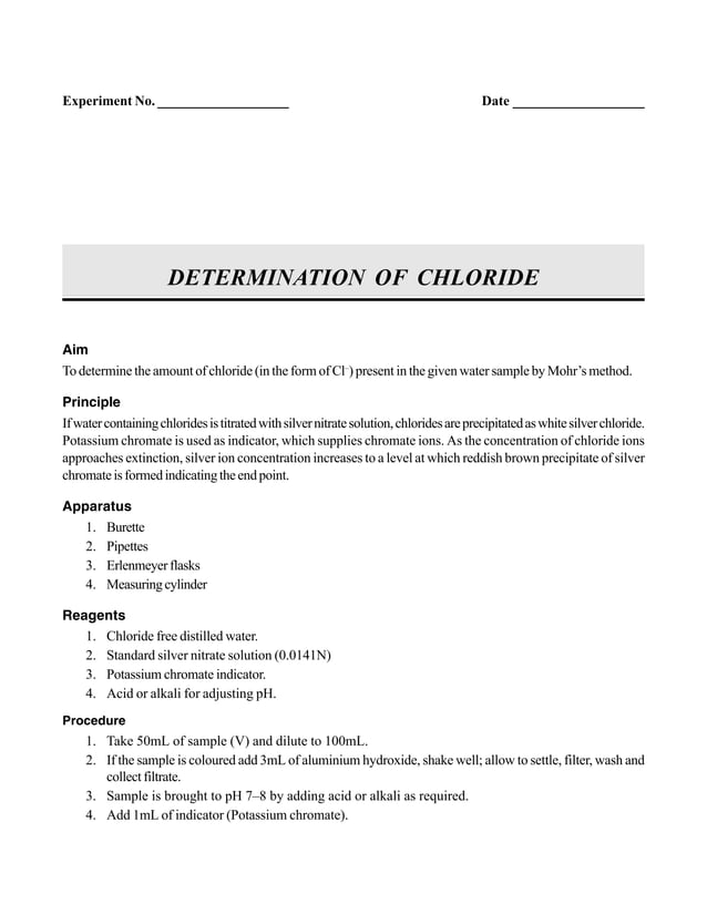 Environmental Engineering Lab Manual